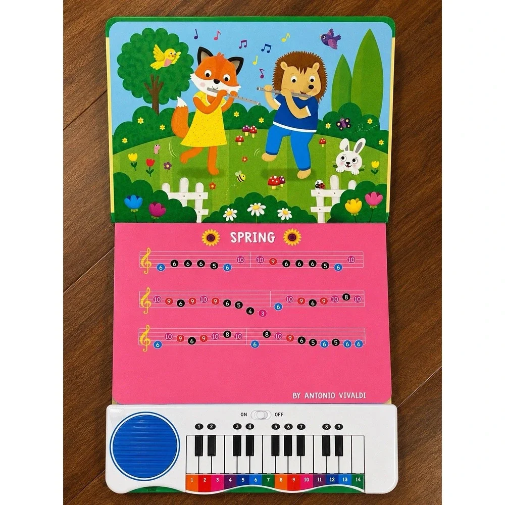 My First Piano Book Lot of 3 Children's Silly Songs Classical Music Sound Books